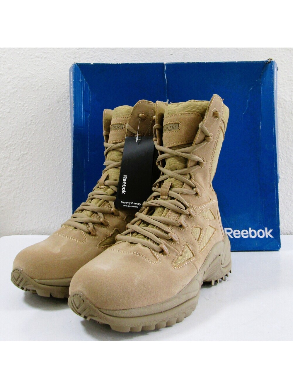 Reebok Men's Rapid Response RB8895 8-inch Tactical Duty Stealth Boot Size 10.5